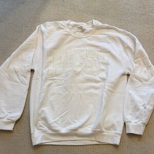 SOLD OUT White Wifey Bridal Crew by Anthro